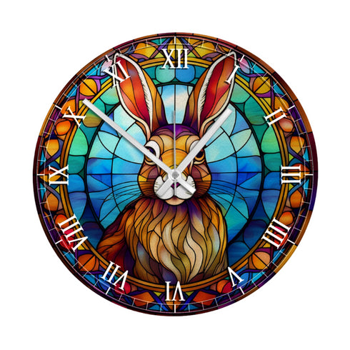 Harry Hare Suncatcher Effect Clock